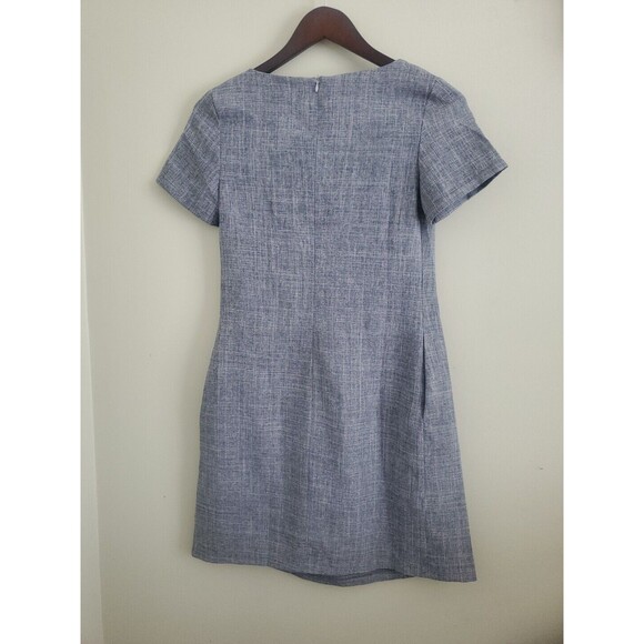 Rebecca Tatti Womens Blue Pockets Midi Dress Sz Xs-us Size 4 - Picture 6 of 10